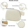 thumbnail image 4 of Nice Choice Mini Belt Bag,Fanny Pack For Womens Girls, Small Fanny Pack with Adjustable Strap,Cross body Waist Pack for Running Travel Hiking(White), 4 of 5