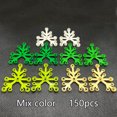 thumbnail image 2 of 150pcs 6 X 5 Leaves Block Flower Tree Parts Compatible 2417 Classic Building Block Brick Construction City Street View Accessories, 2 of 10