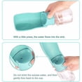 thumbnail image 3 of (bleu) Bouteille D'eau Pliable Pour Chien - 550ml Bouteille D'eau Portable Pour Chiens Et Chats Pour Les Promenades En Plein Air, La Randonne Et L, 3 of 5