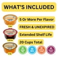thumbnail image 2 of 20 Count | Chicken Dipping Sauce Cups | Single Serve | Perfect for Wings & Fingers | 3 Flavors: Boom Boom, Cannonball Barbecue, Chick'n Dip'n Sauce Packets Combo, 2 of 9