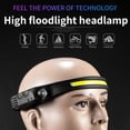 thumbnail image 4 of 330LM Tipo C Linterna de carga LED Lámpara de cabeza Antorcha portátil para acampar al aire libre Hugtrwg Para estrenar, 4 of 9