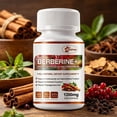 thumbnail image 5 of ZHPHK Berberine 1200mg with Ceylon Cinnamon Supports Cardiovascular Health & Digestive Function 60 Capsules, 5 of 7