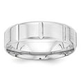 thumbnail image 3 of 14K White Gold Heavy Comfort Fit Fancy Band Ring Size 12, 3 of 5
