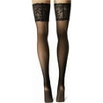thumbnail image 4 of YooGuoGuo Women's Spandex Sheer Thigh Highs with Silicone Stay-Up Lace Top, 4 of 6