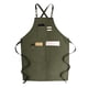 thumbnail image 2 of Denim Bib Apron, Adjustable Jean Aprons With Pocket & Cross-back Straps For Salon Barber Hairdressers, 2 of 5