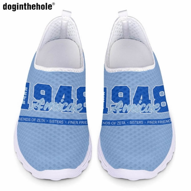 Zapatos casuales de mujer de la hermandad Doginthehole Zeta Amicae, tendencia de moda, nuevas zapatillas planas, zapatos de malla transpirables cómodos de verano