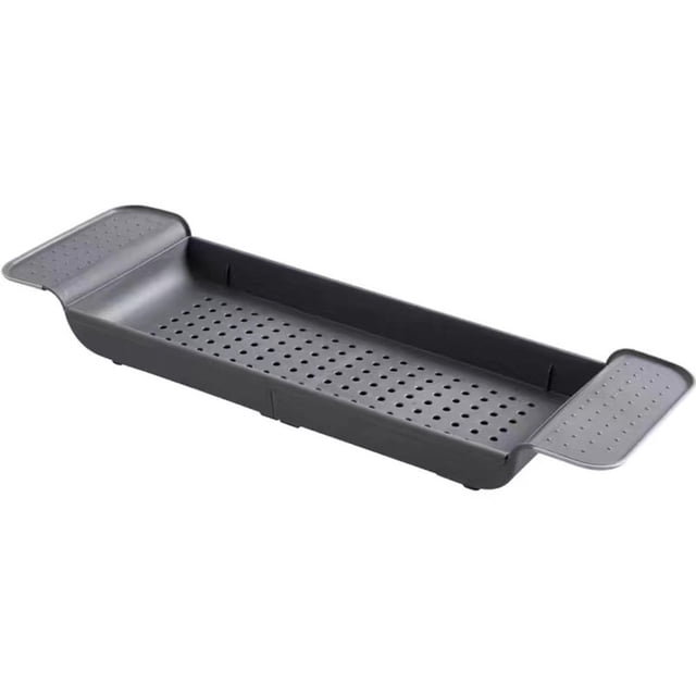 Bathtub Tray Expandable Drain Bathtub Shelf Multifunctional Bathtub Storage Rack Detachable Adjustable Bathtub Rack Plastic Bathtub Tray for Towel Book Wine Phone
