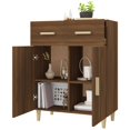 thumbnail image 5 of vidaXL Sideboard Brown Oak 69.5x34x90 cm Engineered Wood, 5 of 5