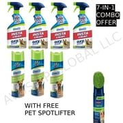 Angle View: BISSELL 4 PACK Woolite INSTAclean Pet Stain Remover 32oz + 3 PACK Woolite Heavy Traffic Foam Carpet Cleaner ( 22 oz ) + FREE Spot & Stain Pet Carpet & Upholstery Cleaner