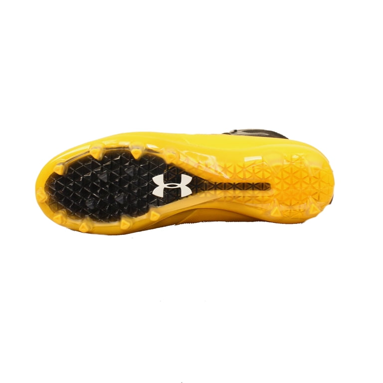 NIB Under Armour Highlight MC DSG Football Cleats Black Yellow Mens 2-Step Sz9 NEW Mens Under Armour Highlight MC Football Cleats Black  main image 4