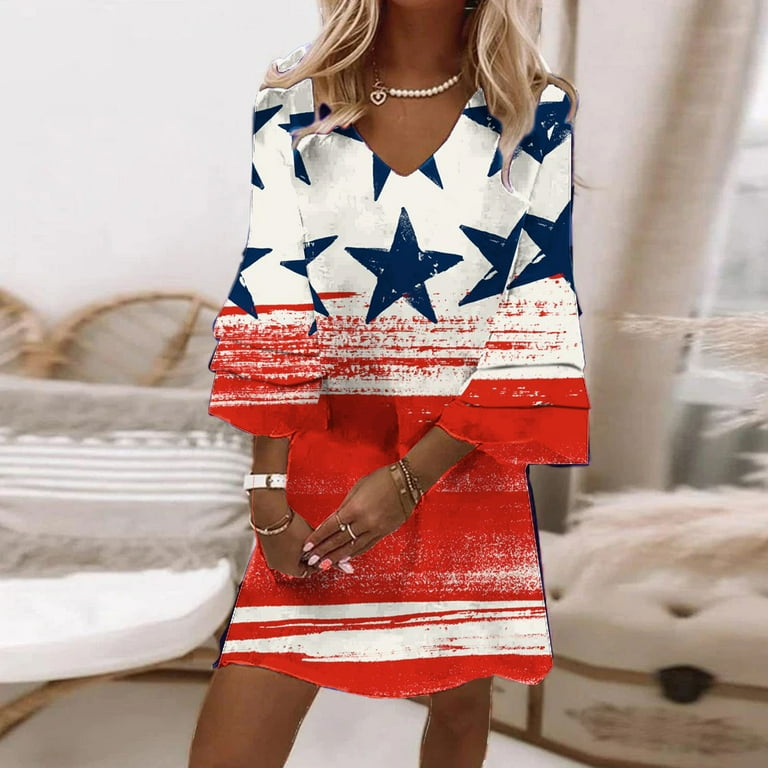 Walmart 4th of july cheap dresses