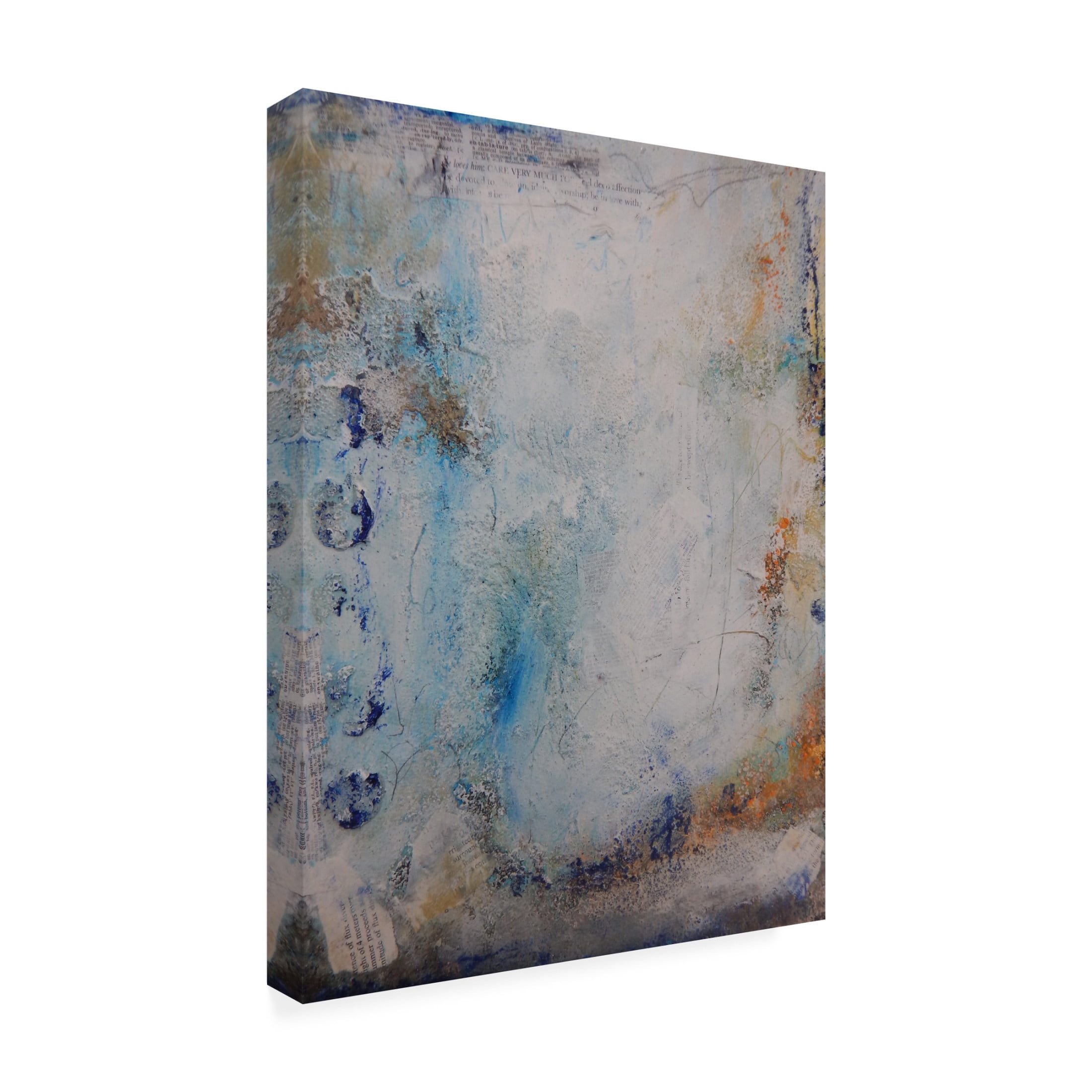 Canvas Wall Art - Deb Chaney 'Entablature' Wall Art for Living Room, Bedroom, or Office Décor by Trademark Fine Art - 24 x 32 Inches