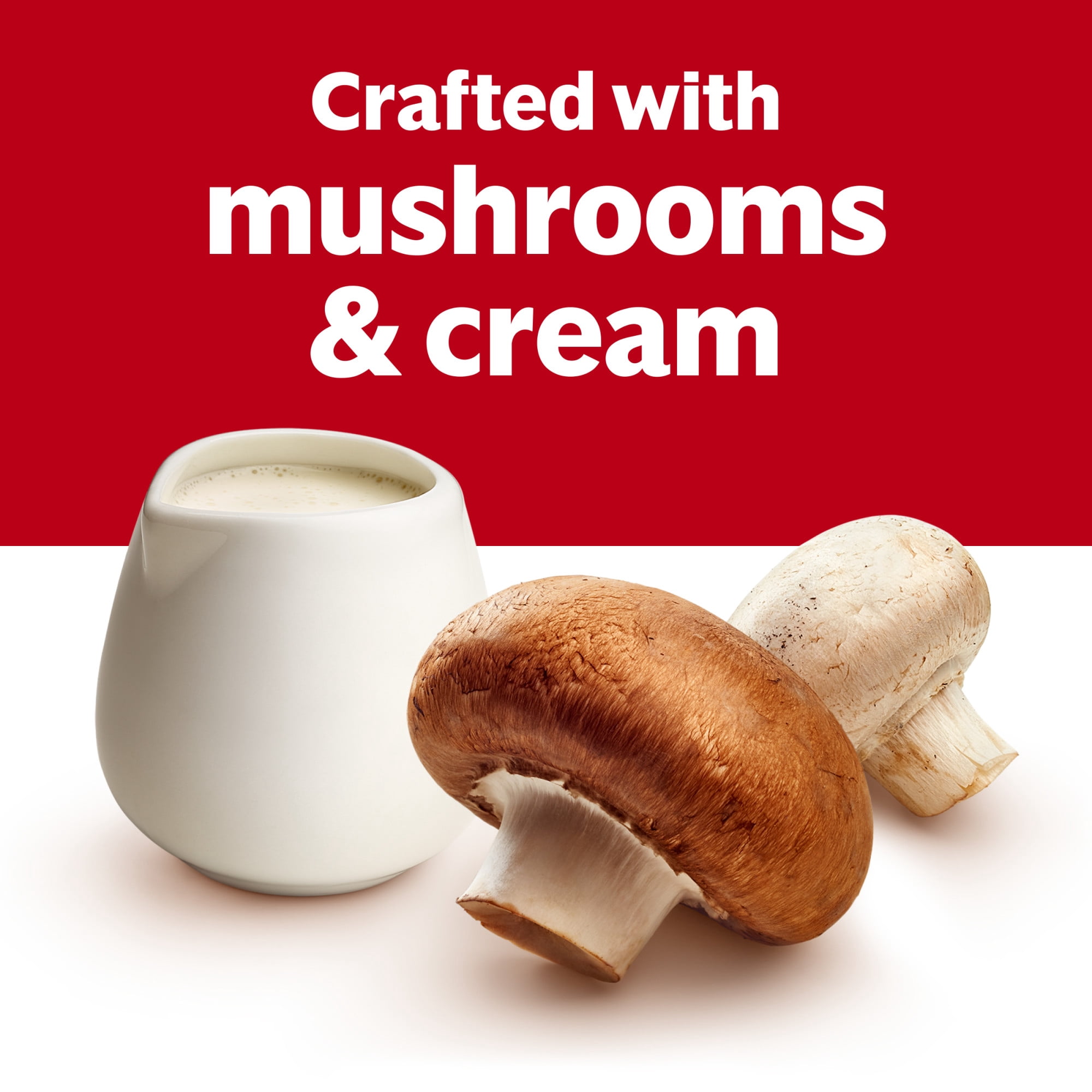(6 pack) Campbell's Condensed Cream of Mushroom Soup, 10.5 oz Can (4 Pack)