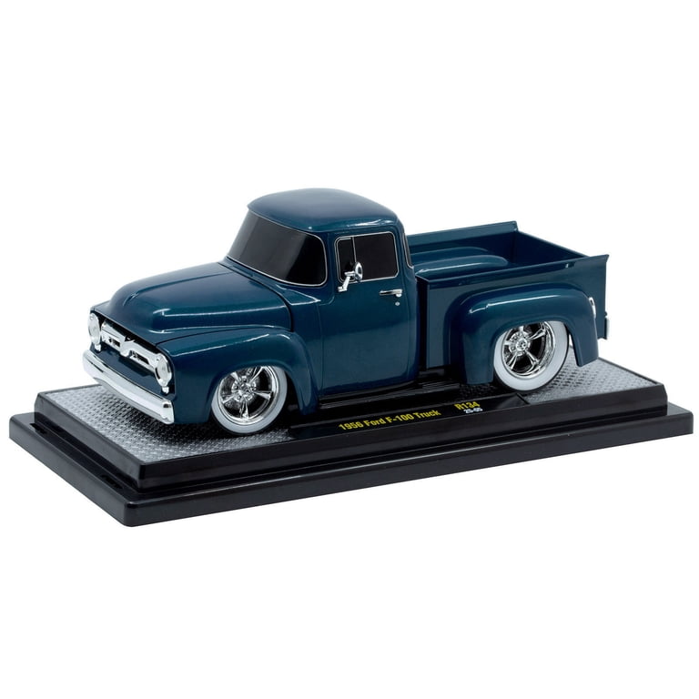 1956 Ford F-100 Pickup Truck Blue Metallic Limited Edition to 6650
