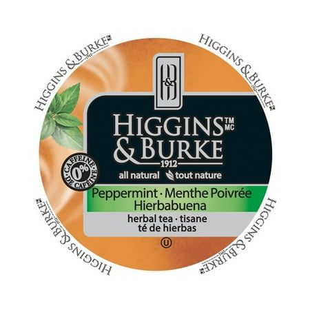Higgins & Burke Specialty Tea Peppermint, RealCup portion pack for Keurig K-Cup Brewers, 96 Count