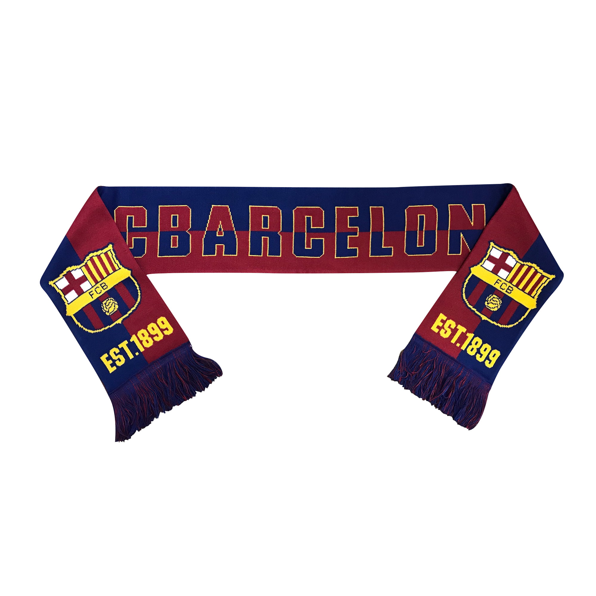 FC Barcelona Reversible Knit Scarf - Walmart.com - Walmart.com