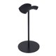 thumbnail image 3 of Soporte para auriculares Base estable desmontable arqueada Soporte para auriculares de aleación de aluminio negro para hogares Oficina Dormitorio Estudio, 3 of 12