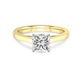 thumbnail image 3 of 2 Carat IGI Certified Princess Shape Lab Grown Diamond Engagement Ring | 14K Yellow Gold | Shye Petal Solitaire Lab Diamond Ring | FG-VS1-VS2 Quality Friendly Diamonds, 3 of 4