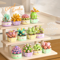 thumbnail image 2 of GZBrick Succulent Building Sets Not Compatible with Lego Flowers Mini Bonsai Blocks for Adults Girls, 2 of 9