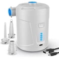 thumbnail image 1 of Electric Air Pump, Inflatable Mattress Inflator with 3 Air Nozzles, Fast Inflator for Inflatable Boat/Air Mattress, 1 of 4