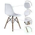 thumbnail image 3 of Set Comedor Oslo 4 Sillas Mesa Redonda 80cm Polipropileno Madera Mundo In  KITMESI0051, 3 of 11