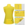 thumbnail image 7 of Little Donkey Andy Women's Cycling Vest Reflective Bike Vest, Wind Vest Lightweight Breathable UPF 50 for Golf Running Size XL, 7 of 7