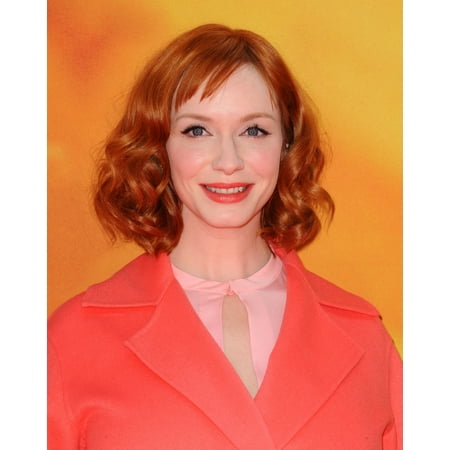 Christina Hendricks At Arrivals For The Pirate Fairy Premiere Walt Disney Studios Lot Burbank Ca March 22 2014 Photo By Dee CerconeEverett Collection Photo Print