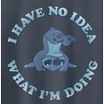 thumbnail image 2 of Junior's Lilo & Stitch I Have No Idea Racerback Tank Top Indigo Small, 2 of 4