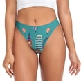 thumbnail image 1 of Fotbe Let's go Travel Tanga Sin Costuras para Mujer con Estampado – Panties Invisibles, Transpirables y Cómodos para Uso Diario-Large, 1 of 6