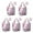 Halloween Ghosts Pumpkins-1, variant on 5 Pack Foldable Shopping Bag,Halloween Ghosts Pumpkins and Spider Webs Reusable Grocery Bags with Pockets,Large Reusable Tote Bags with Handles Waterproof & Lightweight