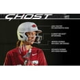 thumbnail image 4 of Easton Ghost  2-Tone Matte Softball Helmet - L/XL | Purple/Charcoal | L/XL, 4 of 8