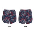 thumbnail image 3 of Rateoe Cool Red Off-Road Vehicle Printed 2 in 1 Women's Workout Shorts for Athletic Gym Running Shorts with Phone Pockets-Small, 3 of 7