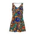 thumbnail image 7 of Women's 2025 Floral Sundress - Loose V-Neck Sleeveless with Pockets, Vintage-Inspired Beach Cover Up & Casual Summer Dress, 7 of 7