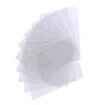 OFFIGAM 10pcs Clear Plastic Sheets for Box Packaging, Crafts, , and Versatile Material