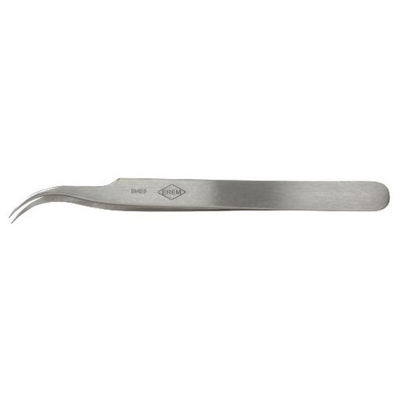 APEX CRESCENT 7SASL EREM S/S CURVED POINT TWEEZER ITALY