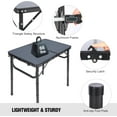 thumbnail image 6 of Redcamp Small Folding Camping Table, Adjustable Height, Lightweight Aluminum Frame, 2 Feet, Grey, 6 of 9