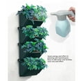 thumbnail image 3 of Juego de macetero de pared vertical ANGGREK Maceta de pared vertical de PP Ahorro de espacio, 3 of 7