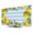 LightBLue, variant on Indoor Elastic TV Cover, Summer Lemons Dust Proof TV Screen Slipcover Protection, Fruits White Flowers Farm Blue White Stripes Stretch Waterproof Monitor Fitted 24" TV Covers for Inside