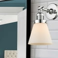 thumbnail image 3 of 203-PC-G58 Innovations Lighting Bell - 1 Light Wall Sconce In Industrial Style-10 Inches Tall and 5 Inches Wide-Polished Chrome Finish-Silver Plated, 3 of 4