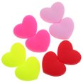 thumbnail image 2 of Shisuyan 6pcs Tennis Racquet Dampeners: Heart Shape Silicone Tennis Racket Damper Shock Absorber Vibration Dampener For Racquet Supplies, 2 of 8