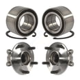 thumbnail image 1 of Kugel Front Rear Wheel Bearing and Hub Assembly Kit for Car Honda Civic - Left Right Side (Driver Passenger) K70-101764, 1 of 8