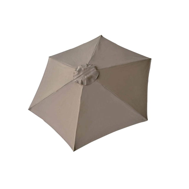 Strong Garden Parasol Canopy Cover Waterproof Durable Top Cover Canopy Cover Shelter 2.7m 8 Rib Khaki