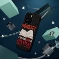 thumbnail image 3 of DistinctInk Tough Case for Apple iPhone 15 PRO (6.1" Screen), Compatible with MagSafe Charging - Honesty Is The Book Of Wisdom, 3 of 6