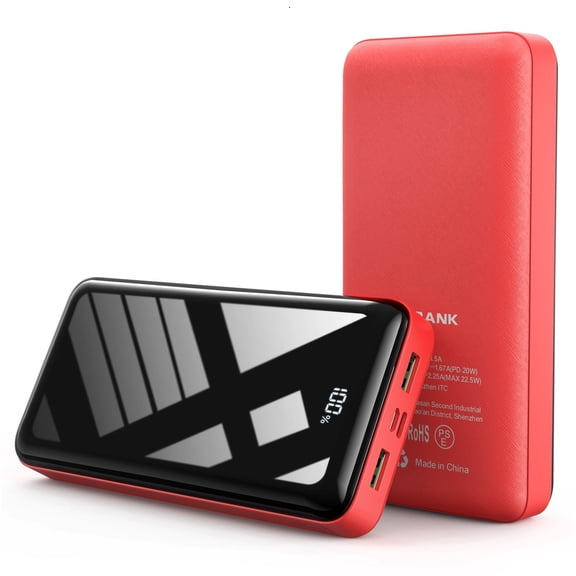 morfec Portable Charger 50000mAh Power Bank, 22.5W Fast Charging External Battery Pack, Portable Phone Charger for iPhone Samsung, Camping