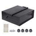 thumbnail image 1 of Waterproof Plastic Electronic Enclosure Project Box Black 200x175x70mm, 1 of 5