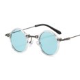 thumbnail image 1 of European and American Retro Steampunk Small Frame Round Personalized Hip Hop Sunglasses, 1 of 5