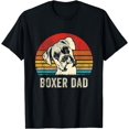 thumbnail image 2 of Vintage Boxer Dad Ever Daddy Gifts Dog Dad Father T-Shirt, 2 of 3