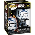 thumbnail image 1 of Pop Star Wars 3.75 Inch Action Figure - Clone Trooper Fives (Retro) #768, 1 of 2