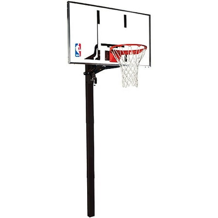 Spalding 88454G 54" Glass In-Ground Basketball System
