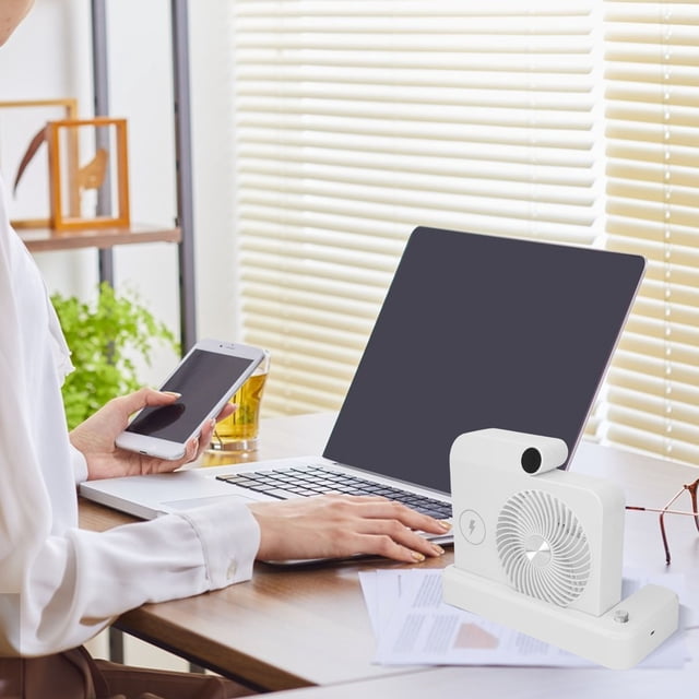 Estación De Carga Del Ventilador De Escritorio Pequeño Ventilador Portátil 100 Engranajes Ajustables En Los Dormitorios De Ventilador USB De Plegado Silencioso Estudio De